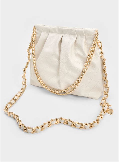 duo double chain hobo bag.